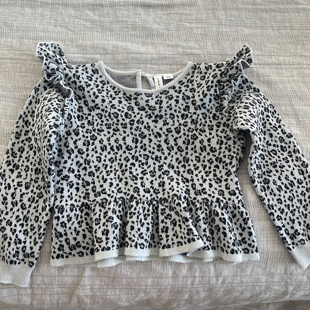 Janie and Jack toddler peplum sweater
